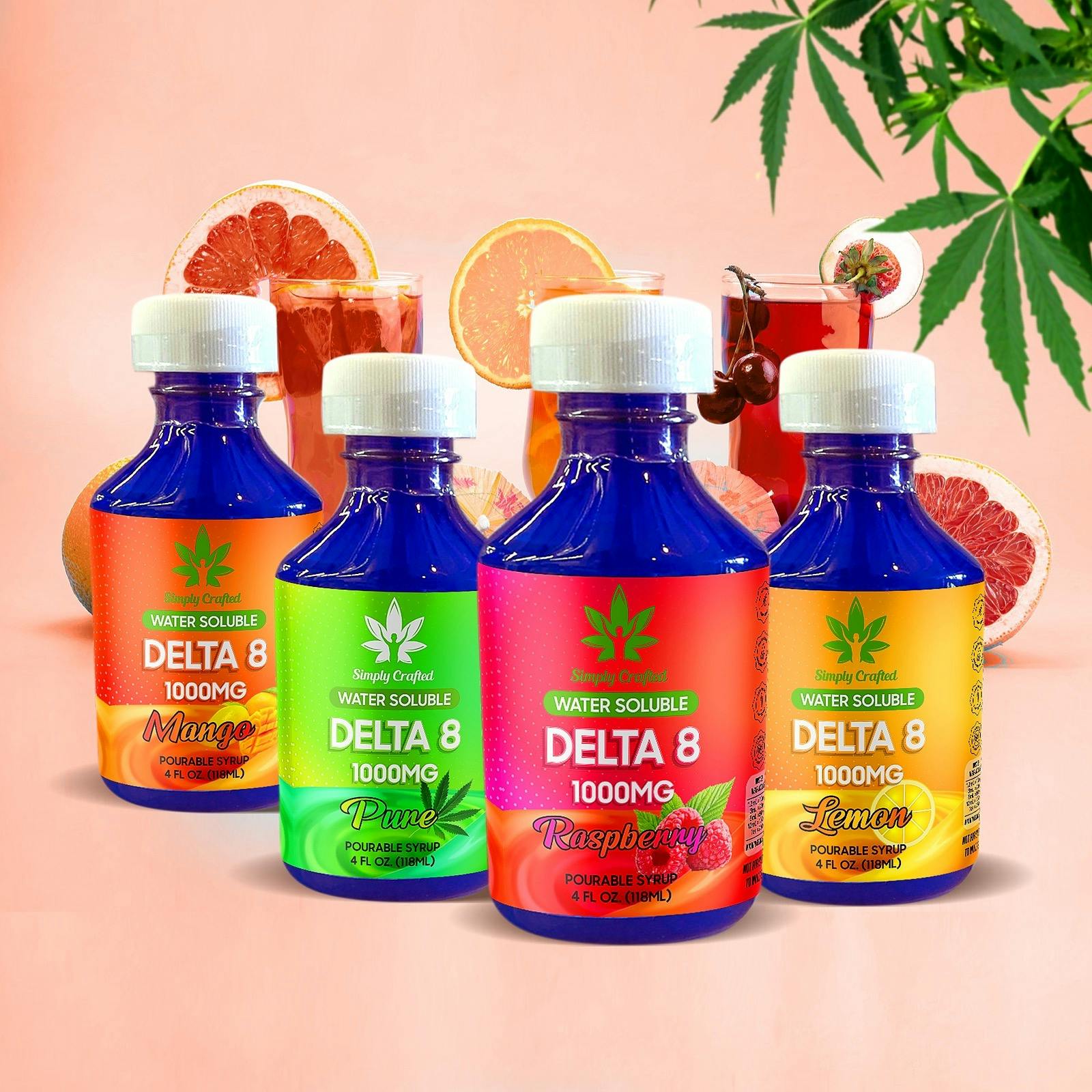 Simply Crafted Free Shipping Save 25 With Code Leafly Delta 8 Water Soluble Syrups Leafly 1797