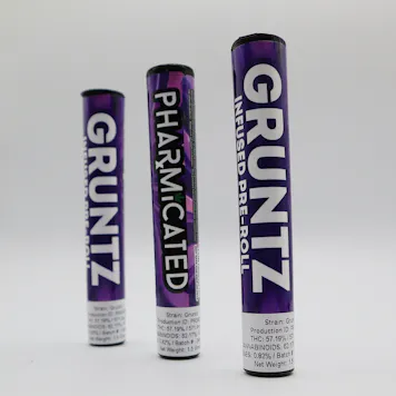 Photo of INFUSED - PhD 1.5g Pre-Roll - Gruntz (H)