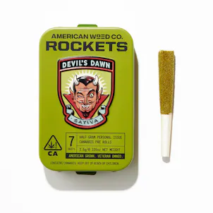 Photo of Devil's Dawn High THC - Infused Sativa Pre-Roll Pack (0.5g x 7)