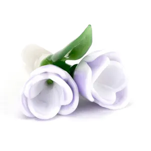 Photo of Empire Glassworks Lavender Tulip Double Bowl