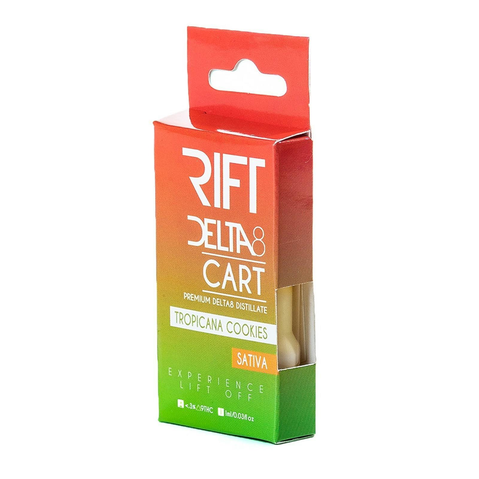 Pinnacle Hemp *High Times Award Winner Rift Delta 8 Cart Tropicana Cookies (Sativa) Leafly