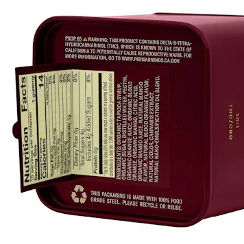 Photo of Boxer Six Boulevardier High THC Gummies