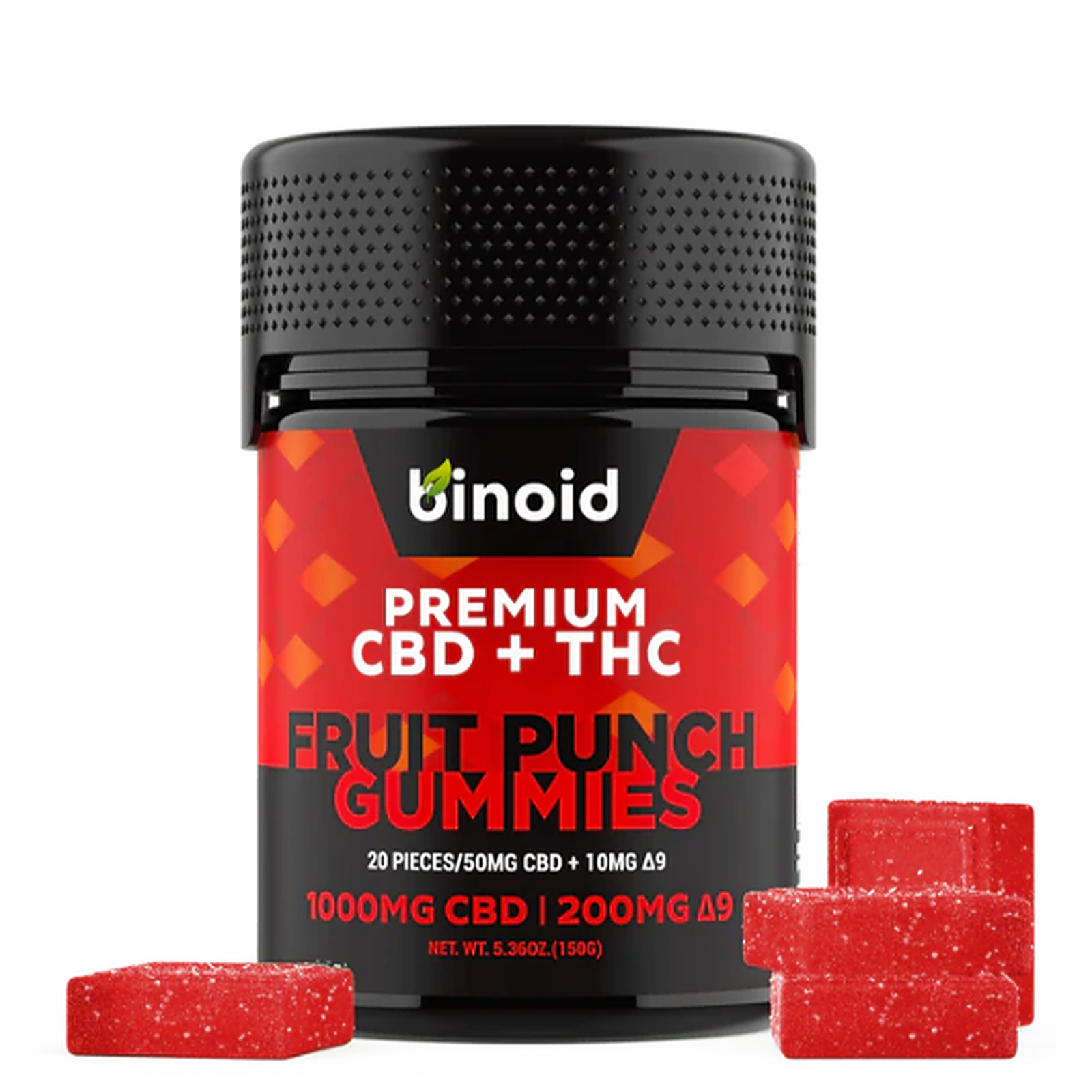 Binoid: Delta 9 THC Gummies - Fruit Punch | Leafly