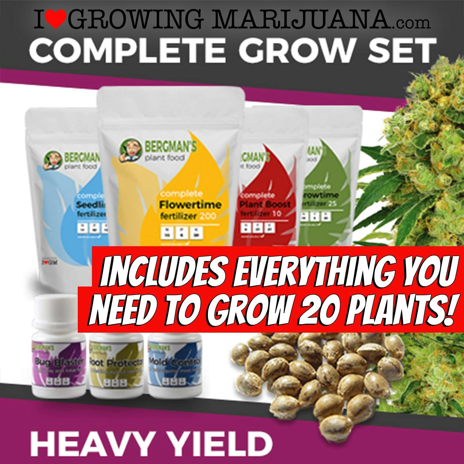 I Love Growing Marijuana: The Complete Marijuana Seed & Grow Set (High ...