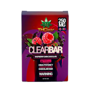 Photo of CLEAR BAR - RASPBERRY DARK CHOCOLATE 250 MG