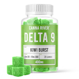 Photo of D9 Gummy - Kiwi Burst / 400mg / 20 Gummies