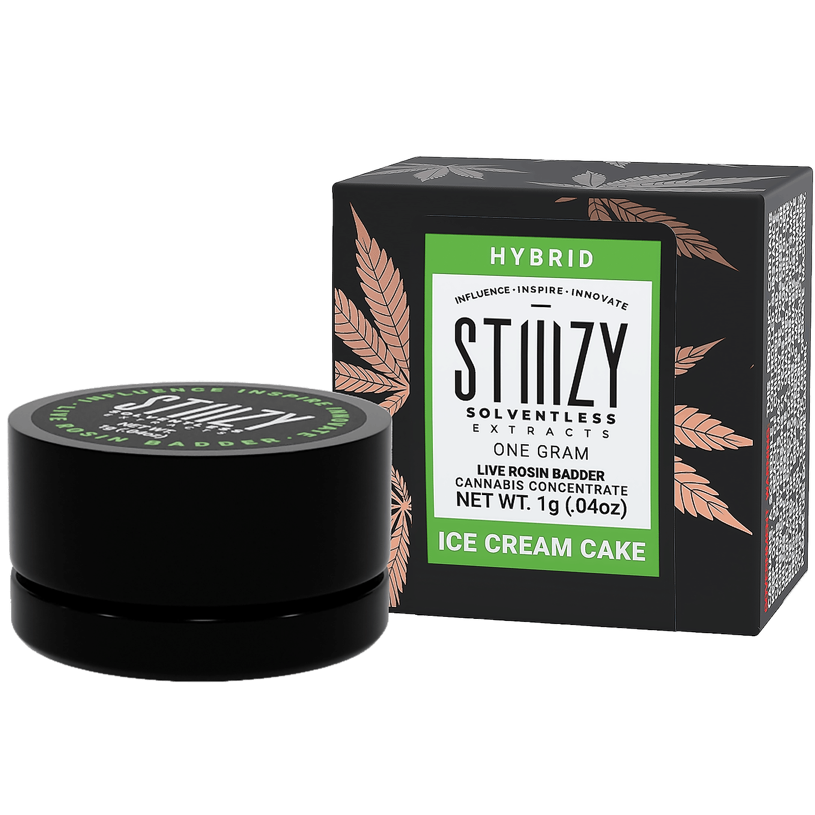 STIIIZY ICE CREAM CAKE LIVE ROSIN BADDER 1G Leafly