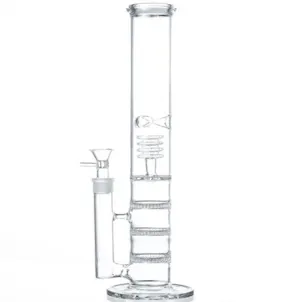 Photo of 17" Triple Honeycomb Perc to Quad Circ Perc Bong