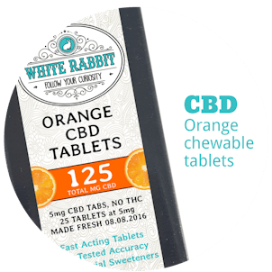 Photo of CBD Orange Chewable Tablets
