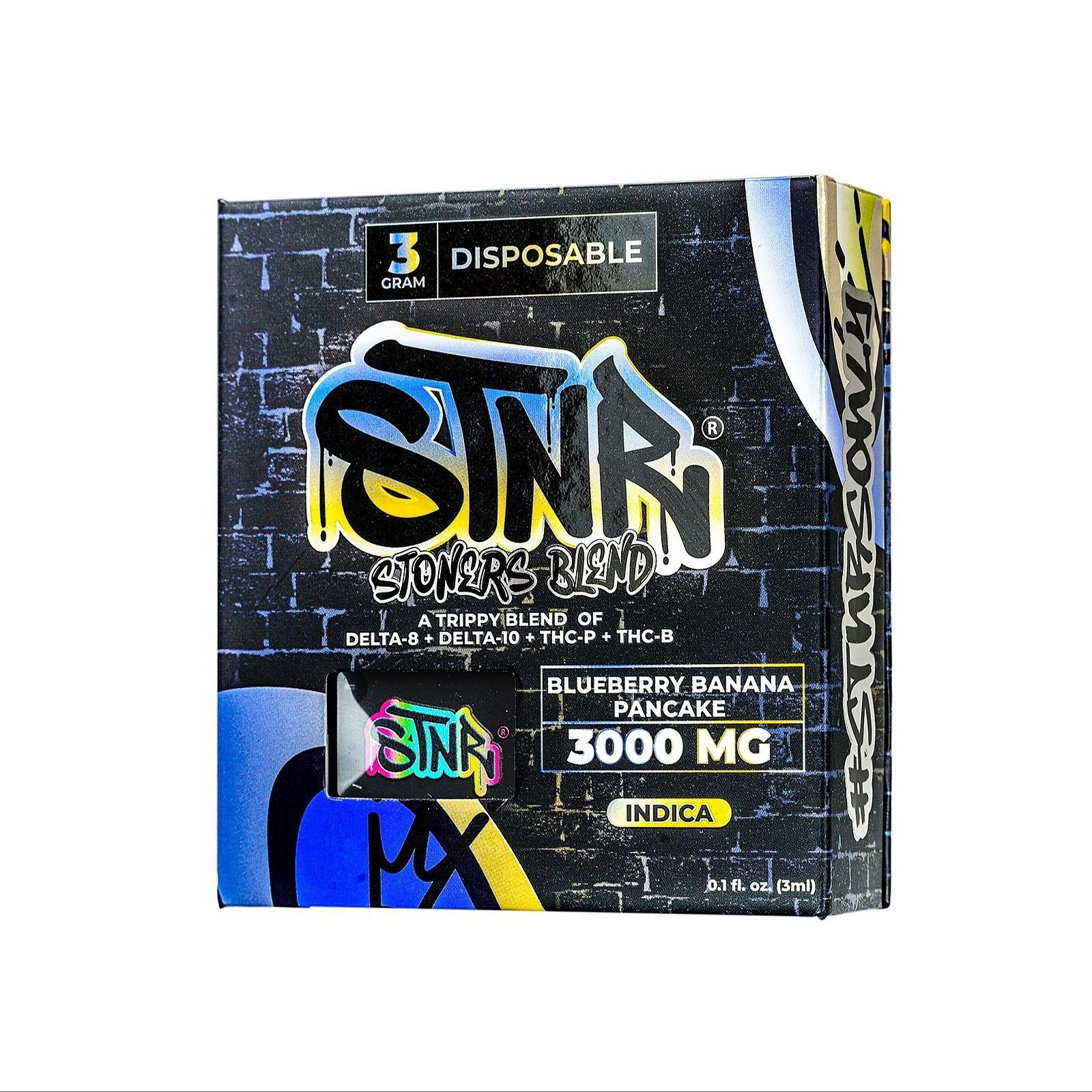 STNR Creations 3 Gram Stoner's Blend Blueberry Banana Pancake Leafly