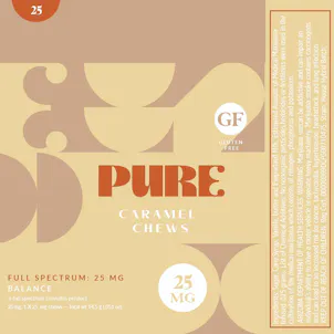 Photo of Pure Chews 25mg Caramel