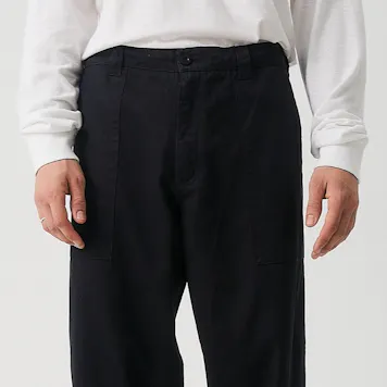 Photo of Afends Mens Chess Club - THC Essentials - Hemp Relaxed Pants - Black