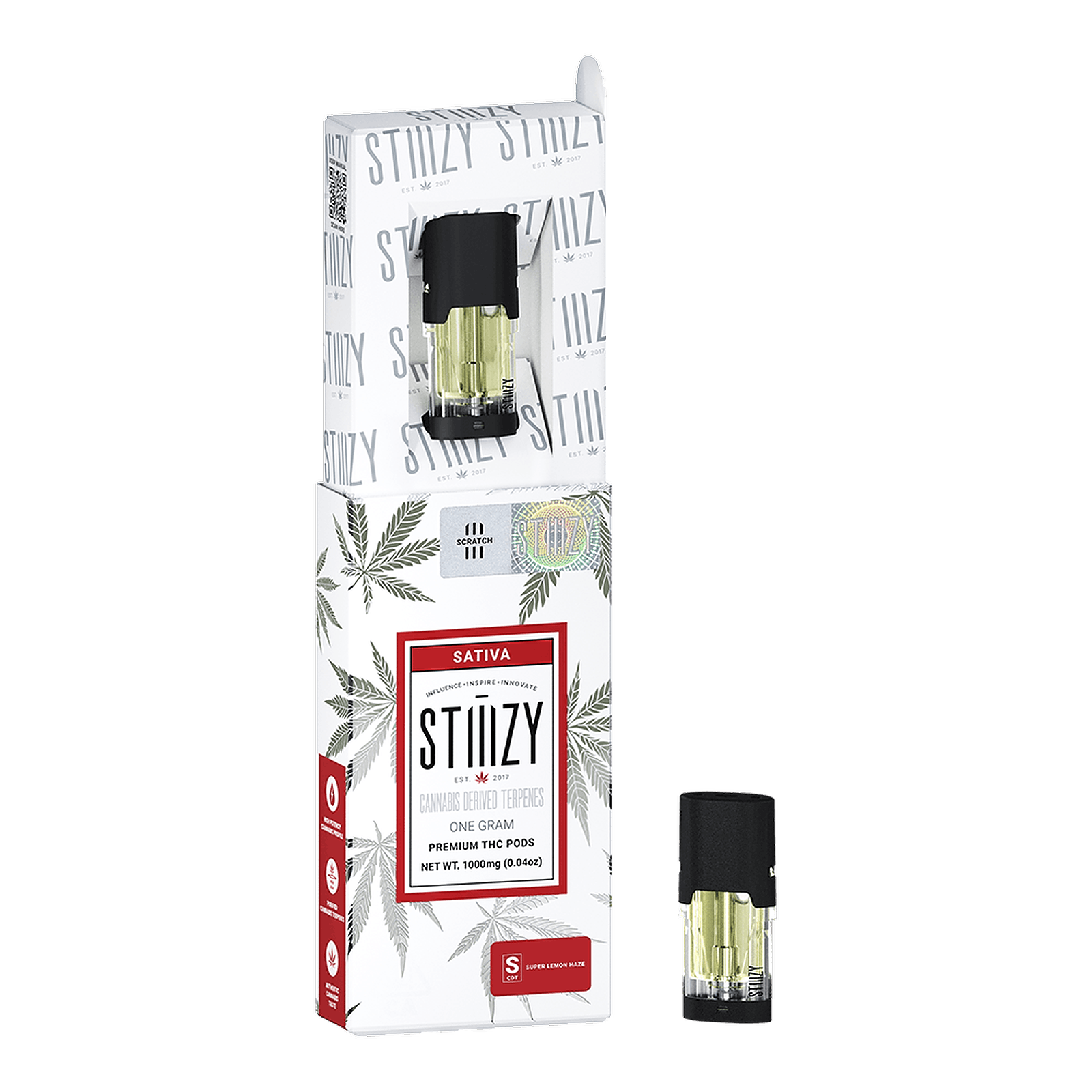 STIIIZY SUPER LEMON HAZE CANNABIS DERIVED TERPENES POD 1G Leafly