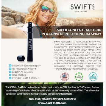 Photo of SWIFT CBD Spray