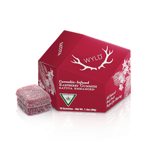 Photo of Raspberry Sativa Enhanced Gummies | MI