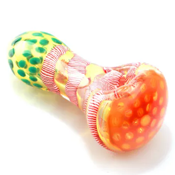Photo of 4.3" Fumed Frit Milli Glass Pipe