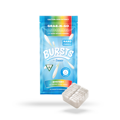 BURSTS Mystery Flavor - 200MG Live Resin Infused Edibles
