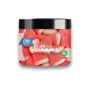 Photo of R.A. Royal Gummies: CBD Strawberry Drop Gummy Jar (900 MG)