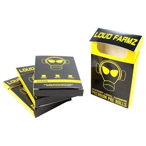 Photo of 10 Loud Farmz EMPTY Pre-roll Boxes Dispensary Supplies Cannabis Display Packaging PRB-001