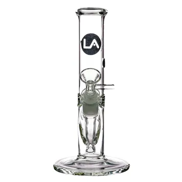Photo of LA Pipes 8” Basic Straight Tube Bong