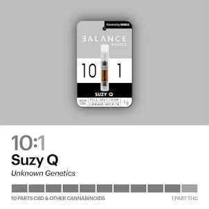 Photo of BALANCE Ratios 10:1 High CBD Extract Vape - Suzy Q