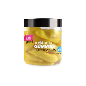 Photo of R.A. Royal Gummies: CBD Banana Gummy Jar (600 MG)