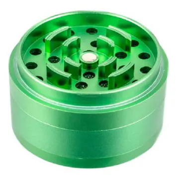 Photo of 2.25" 4-Piece Medium Radial Teeth Aluminum Grinder