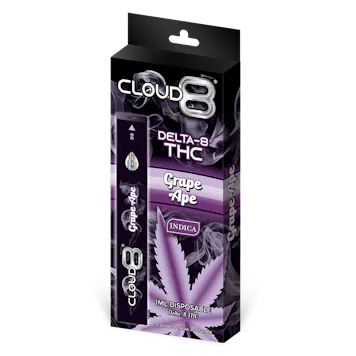 Photo of Cloud 8 - Delta 8 - Grape Ape - 1ML Disposable