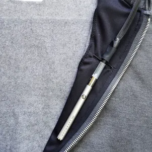 Photo of Classic Full-Zip Hoodie, Heavyweight Cotton, Long-Sleeve, Charcoal