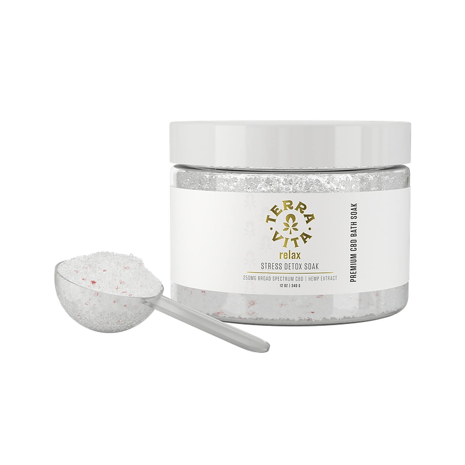 TerraVita CBD (20 OFF CODE LEAF20) Relax CBD Bath Salts Leafly