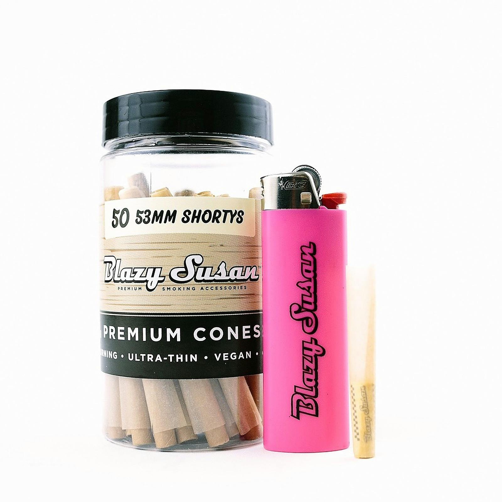 Blazy Susan Shorty Unbleached Pre Rolled Cones 50 Count Leafly