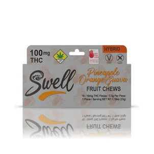 Photo of Hybrid Pineapple Orange Guava Fruit Chews 100mg 10-pack