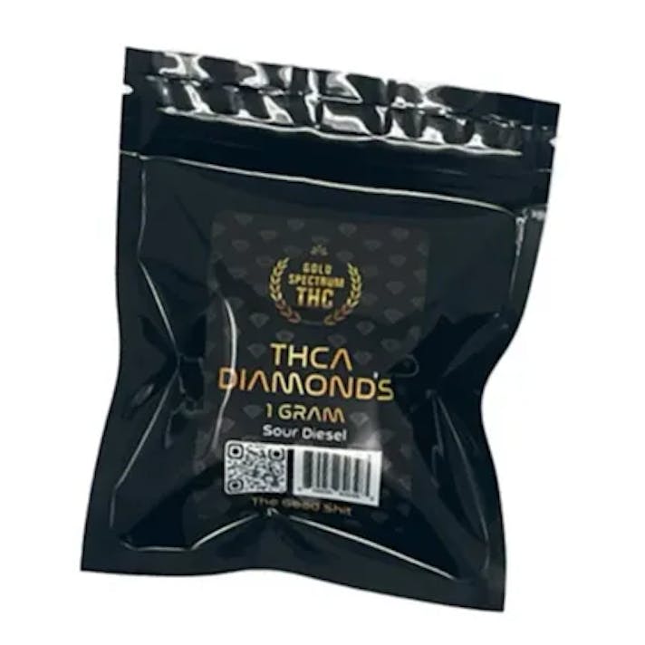 Gold Spectrum THC: Gold Spectrum THCA Diamonds 1g- Sour