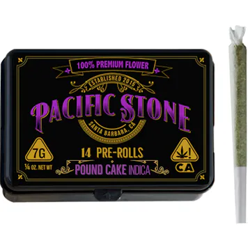 Photo of Pacific Stone | Pound Cake Indica Pre-Rolls 14pk (7g)