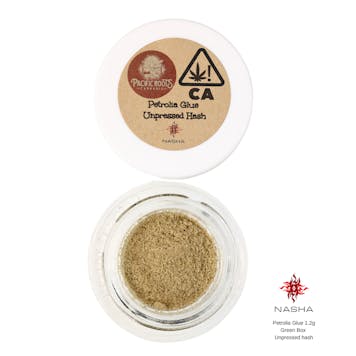 Photo of Petrolia Glue 1.2g Green Unpressed Hash (Pacific Roots Farm)