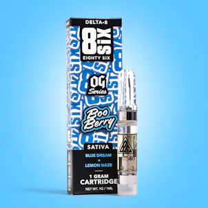 Photo of Boo Berry Delta-8 THC 1G Vape Cartridge (Blue Dream)