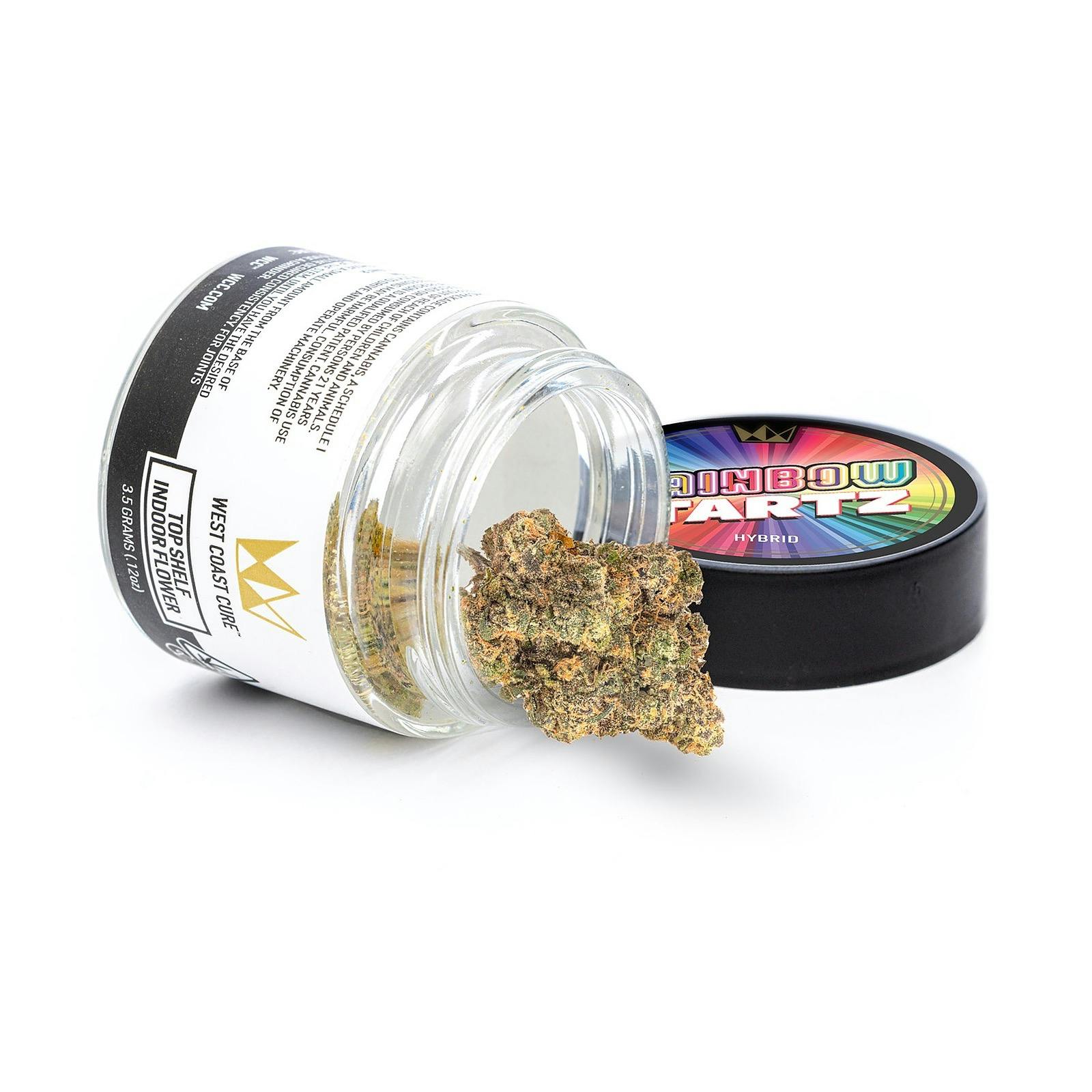 West Coast Cure Rainbow Tartz 3.5G Top Shelf Indoor Flower Leafly