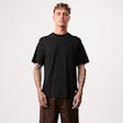 Product image for Afends Mens Classic - THC Essential - Hemp Retro T-Shirt - Black