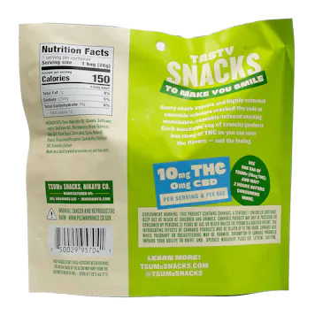 Photo of TSUMo Snacks -Hint of Lime - Mini Tortilla Rounds - 10mg