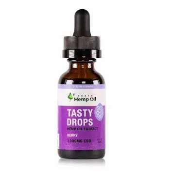 Photo of Tasty Drops Hemp Oil Tincture (1oz, 1,000mg CBD)