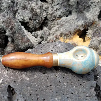 Photo of Hybrid Pipe w/ Ceramic and Milo Wood (5.5 in, 14 cm)