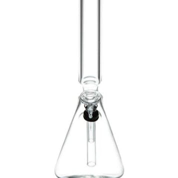 Photo of 11" Beaker with Clear Glass Hooked Horn