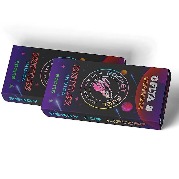 Rocket Fuel Zkittlez Indica Delta8 THC Vape Cartridge Leafly