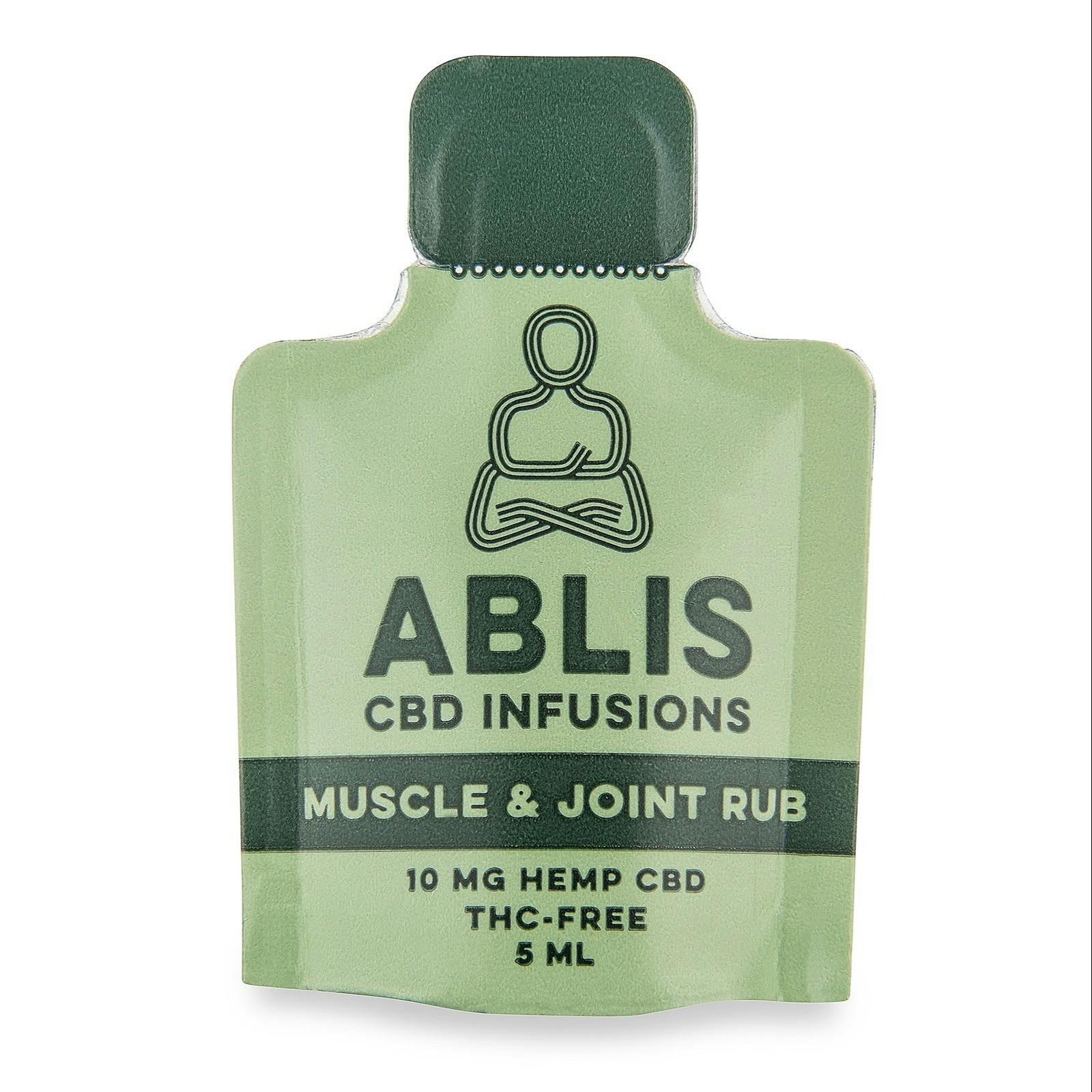 Ablis CBD Muscle Rub Squeeze Pack Leafly