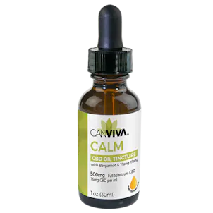 Photo of CANVIVA - CALM CBD Oil Tincture 500mg