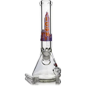 Photo of 14" Heavy 9mm Beaker Bong, by ICON Glass