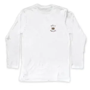 Photo of H.S. LEAF / SLOW BURN , UNISEX LONG SLEEVE CREW NECK TEE