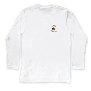Photo of H.S. LEAF / SLOW BURN , UNISEX LONG SLEEVE CREW NECK TEE