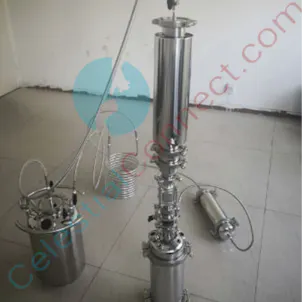 Photo of 1 and 2 lbs Closed Loop Bi-Directional Active Dewaxing Extractor with Recovery Tank