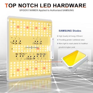 Photo of Spider Farmer® SF1000D LED Grow Light Full Spectrum Samsung Diodes